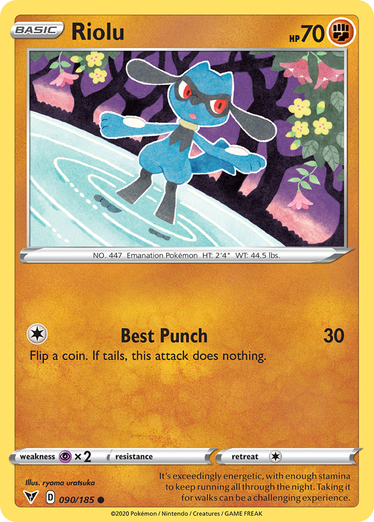 Vivid Voltage Riolu #90/185